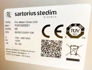 Sartorius Palletank Pro Mixer 100L Mobile Touchscreen Cart-Mounted Mixer, 7 of 7