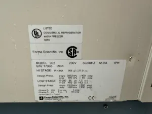 Forma Scientific -86C Ultra Low Temperature Laboratory Freezer, 3 of 3