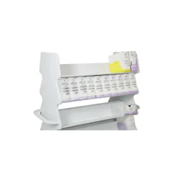TrippNT Tall Extra Wide Slanted Suture Cart with Angled Shelves and Bulk Storage, 6 of 7