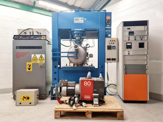 Mackey Bowley Diffusion Bonder with Edwards E2M80 Vacuum System
