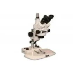 Meiji EMZ-5TR Trinocular Stereo Microscope with PKL-2 Dual LED Pole Stand, 4 of 5