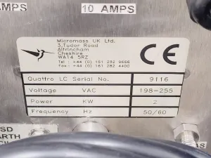 Micromass Quattro LC Triple Quadrupole Mass Spectrometer for LC-MS Applications, 12 of 12
