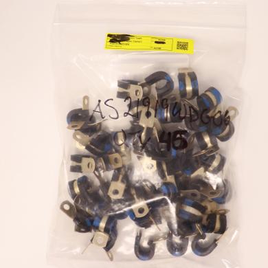UMPCO AS21919WDG06 Single Loop Aluminum Laboratory Clamp with Chloroprene Cushion-cover