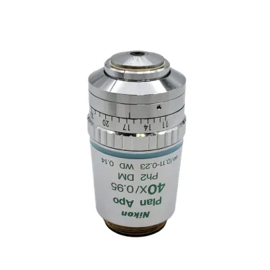 Nikon Plan Apo 40X Phase Contrast Microscope Objective Lens