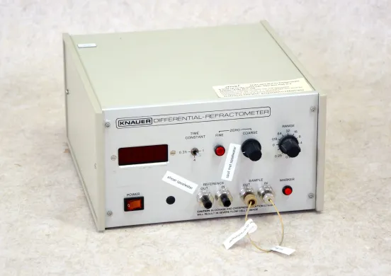 Knauer Differential Refractometer with Reference and Sample Channels