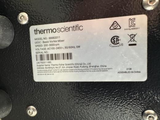 Thermo Scientific Basic Vortex Mixer Model 88882011 with Digital Speed Control-cover