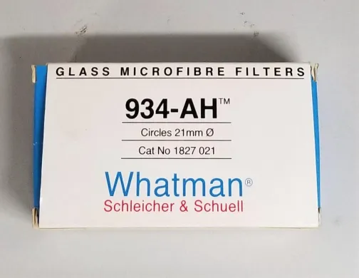 Whatman 934-AH Glass Fiber Filter Paper 21mm, High Retention, High Flow Rate