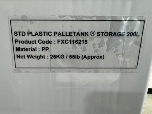 Sartorius 200L STD Plastic Palletanks for Bioprocessing Liquid Storage-cover