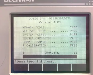 Beckman DU-520 UV-Visible Spectrophotometer with 190-1100 nm Wavelength Range, 6 of 14