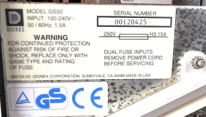 Dionex BioLC GS50 Microprocessor-Controlled Gradient Pump for HPLC Applications, 6 of 6