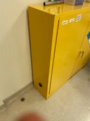 Double-Door Flame Storage Safety Cabinet for Acids and Flammable Chemicals, 2 of 3