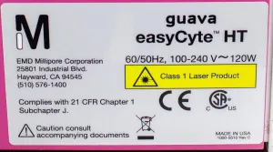 Millipore Guava EasyCyte HT Flow Cytometer with 96-Well Microcapillary Plate Loader, 3 of 10
