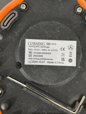 Corning Mini Centrifuge with Clear Dome Lid for Microcentrifuge Tubes-cover