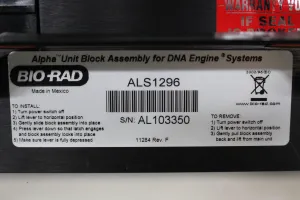 Bio-Rad Alpha Unit 96-Well Block for DNA Engine Systems, 2 of 3
