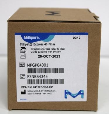 Millipore Millipak Express 40 Hydrophilic 0.22 µm Filtration Device 2023-cover