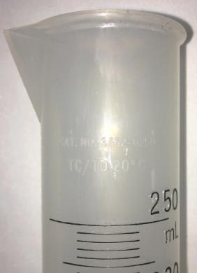 Nalgene 3662-0250 Plastic 250mL Graduated Cylinder-cover