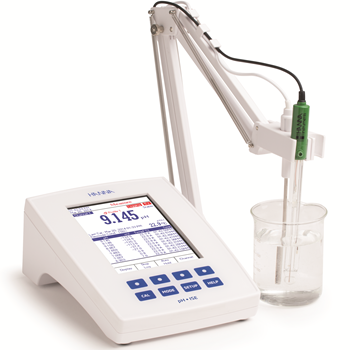 Hanna HI 5222-01 Dual-Channel Color LCD pH/ORP/ISE Benchtop Meter