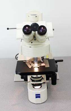 Zeiss Axioplan 2ie Upright Trinocular Fluorescence Microscope with Plan Neofluar Objectives-cover
