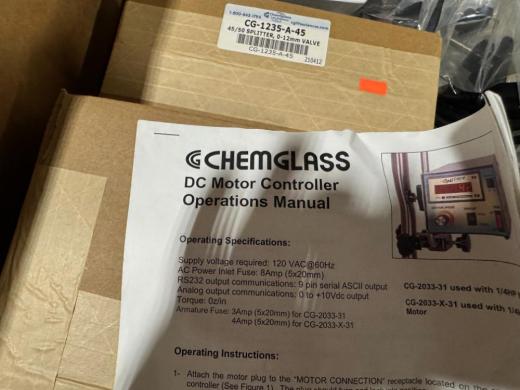 Chemglass Glass Condenser Assembly for Reflux and Distillation Applications-cover