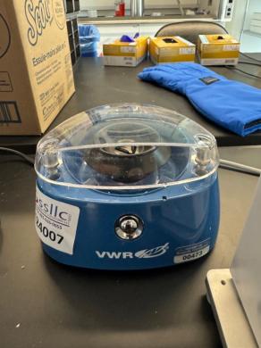VWR Mini Centrifuge for Small Volume Spin-Downs with Clear Lid and Single-Speed Control-cover