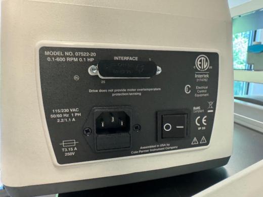 Cole Parmer Masterflex L/S Peristaltic Pump Model 07522-20-cover