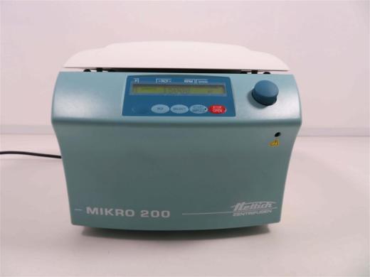 Hettich Mikro 200 Centrifuge-cover