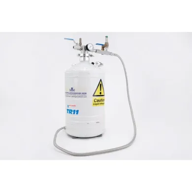 Air Liquide TR11 Nitrogen Dewar 12.2 L Cryo Transport Vessel