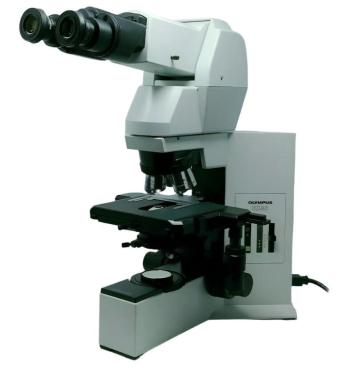 Olympus BX40 Compound Microscope with Tilting Telescoping Head and 2x Objective-cover