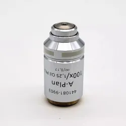 Zeiss A-Plan 100x 1.25 Oil Immersion Phase Contrast Microscope Objective, 2 of 3
