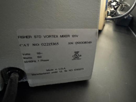 Fisher Scientific Standard Analog Vortex Mixer-cover