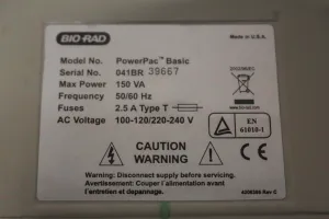 Bio-Rad PowerPac Basic Power Supply, 2 of 2