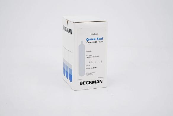 Beckman Coulter 342413 13.5 mL Quick-Seal Round-Bottom Polypropylene Ultracentrifuge Tubes, 16 × 76 mm, Pack of 50-cover