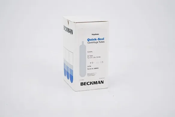 Beckman Coulter 342413 13.5 mL Quick-Seal Round-Bottom Polypropylene Ultracentrifuge Tubes, 16 × 76 mm, Pack of 50