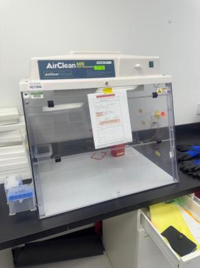 AirClean 600 PCR Workstation AC632DB with HEPA Filtration and UV Light for Contamination Control-cover