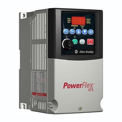 Rockwell Automation PowerFlex 40 AC Drive Frequency Converter 0.75 kW Single-Phase Motor Controller-cover