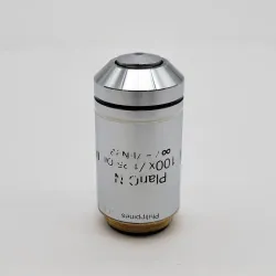 Olympus PlanC N 100x Oil Microscope Objective Lens, 2 of 3