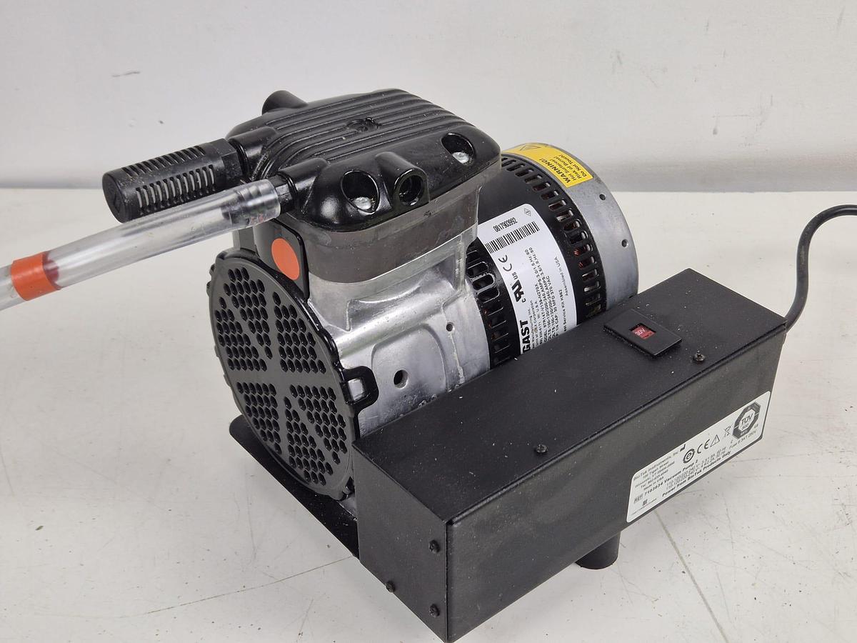 Biotek Instruments Gast 7103034 Oil-less Vacuum Pump for Laboratory Filtration and Aspiration