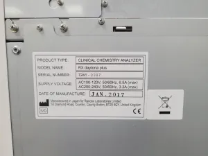 Randox RX Daytona+ Plus Chemistry Analyzer, 56 of 58