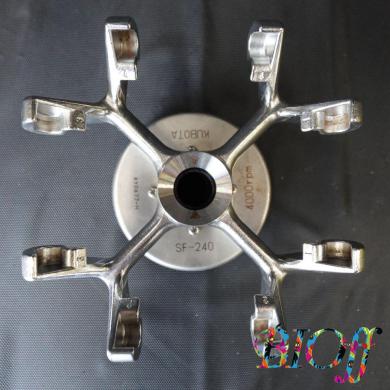 KUBOTA SF-240 Swing-Bucket Centrifuge Rotor Set with Four 0702 Buckets-cover