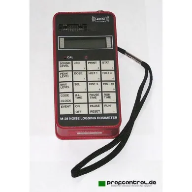 QUEST M-28 Noise Logging Dosimeter 30-146 dB "A" and "C" Weighting, UL Intrinsic Safety