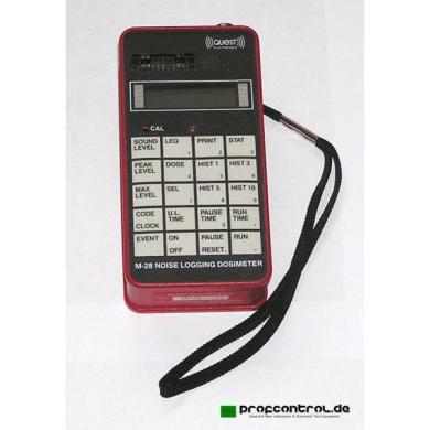 QUEST M-28 Noise Logging Dosimeter 30 - 146 dB with UL Intrinsic Safety-cover