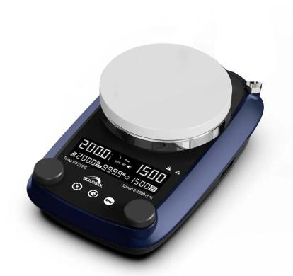 SCILOGEX SCI5-340HSM LCD Digital Circular Magnetic Hotplate Stirrer with Timer and Ceramic Plate-cover