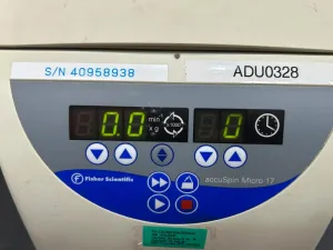 Fisher Scientific accuSpin Micro 17R Refrigerated Centrifuge, 3 of 4