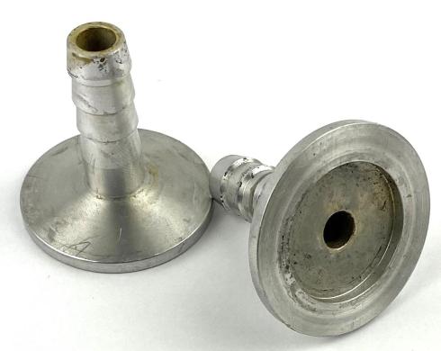 Stainless Steel 1/2"NPT Male Vacuum Hose Barb Adapter with KF/NW25 Flange for Laboratory Vacuum Pumps-cover