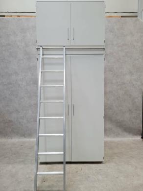 S+B Laboratory Cabinet with Top Cupboard and Ladder-cover