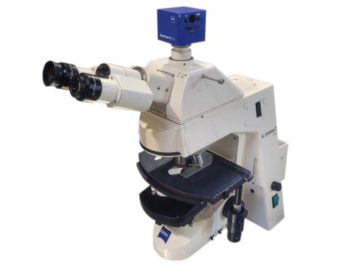 Zeiss Axioskop 2 plus microscope with Axiocam ERc 5s camera-cover