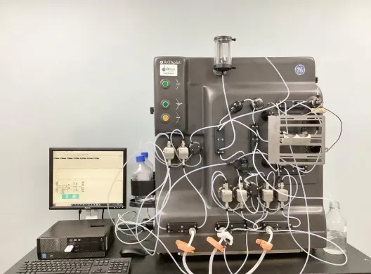 GE AKTA Pilot FPLC System for Pilot-Scale Protein Purification and Chromatography