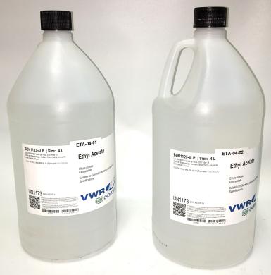 VWR BDH1123-4LP Ethyl Acetate ≥99.5% ACS Grade (4L)-cover