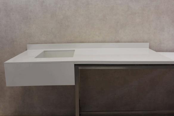 Polypropylene Laboratory Countertop with Integrated Sink-cover