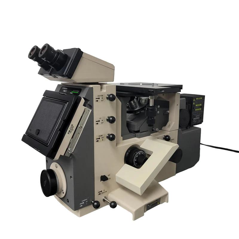 Olympus PMG-3 Metallurgical Microscope with Brightfield, Darkfield, DIC, and Polarization